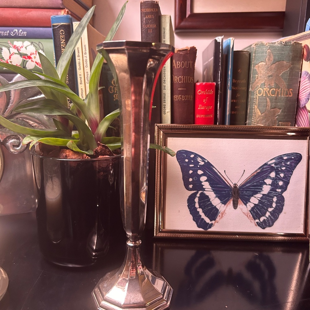 Vintage Silver-Plated Candle Holder